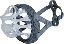 INVISA Basket Dog Muzzle - Patented Humane Design with Facial