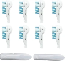 Sensitive Replacement Toothbrush Heads Compatible with Oral-B Cross Action Powe