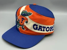 VTG Florida Gators 90's Twins Enterprise Swirl Stripes Snapback Cap Hat