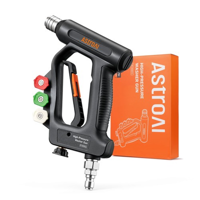#ad AstroAI Short Pressure Washer Gun with Swivel High Pressure Washer with 4 N... $54.92