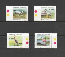 T2601 El Salvador 1993 Oiseaux 4v MNH Neuf Sans Charnière