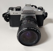 Pentax K1000 35mm Camera with Takumar-A Zoom 80mm Lens