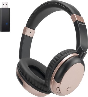 Bluetooth Wireless Over Ear Light Weight Headphone with Low Latency USB Transmit