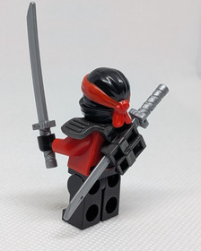 LEGO Ninjago Kai (Movie) with Wrap and Shoulder Armor Minifigure - Brand New
