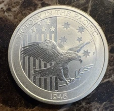 1/2oz Silver 2016 Victory in the Pacific 1945 Coin Perth Mint 9999 fine