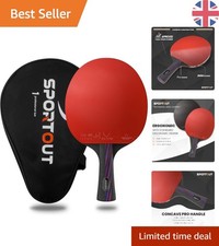 Lightweight Professional Paddle Training Racket with Ergonomic Grip & Case