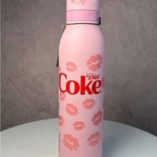 Diet Coke Pink Kiss Design Water Bottle Viral Hard to Find