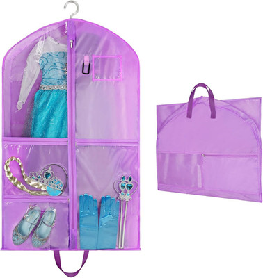 Kinder-Kleidungstasche, Faltbare Kinder Kleidersack mit 5 Taschen Kurz Kleidungs