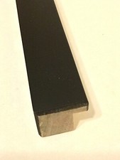 Custom cut 3/4" or .75" wide Matte Simple Flat Black Picture Frame Moulding