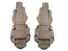 Fits: BMW E46 3-Series Seat Covers for Couple & Convertible Only Natural Leather