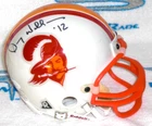 DOUG WILLIAMS SIGNED TAMPA BAY BUCCANEERS CREAM SICKLE MINI HELMET J.S.A. Cert