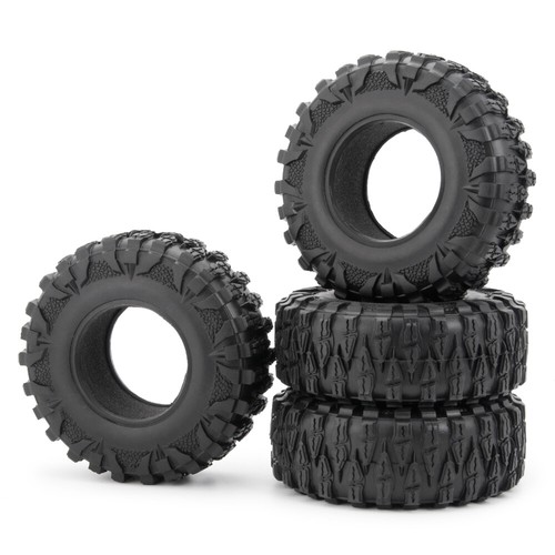 4PC 2.2" Rubber Wheel Tires 120mm OD for 1:10 RC Crawler Car 2.2" Wheel Rim Hub - Picture 6 of 12