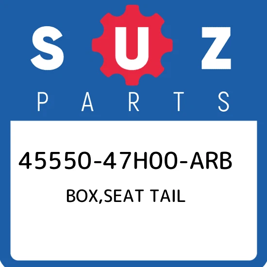 BOX, SEAT TAIL (RED/BLACK)