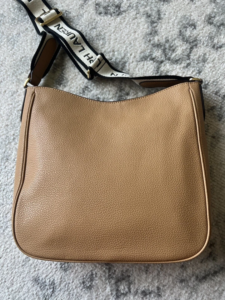 RALPH LAUREN Cameryn Pebbled Leather Small Crossbody - Image 4 of 4