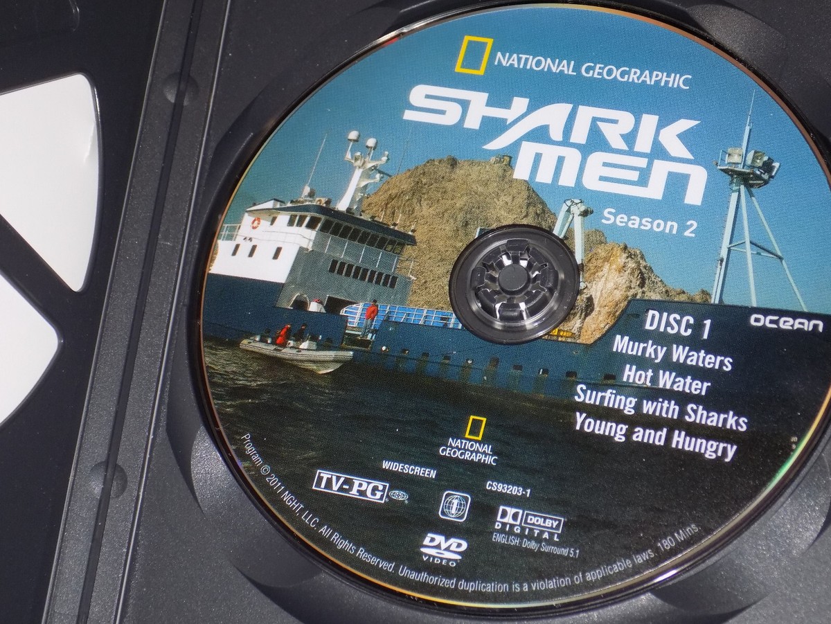 (未使用･未開封品)Shark Men: Season Two [DVD] SHARK MEN Season Two 2 Disc 1 Only 4 Episodes Sharks NATIONAL