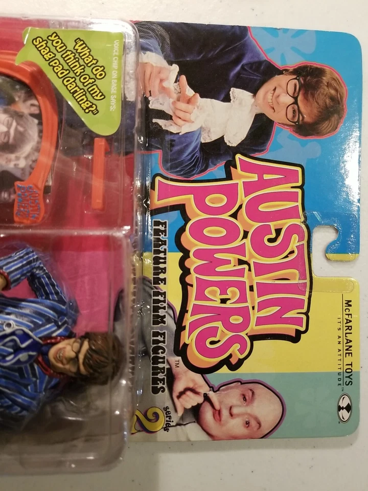 Figura de acción McFarlane Toys 1999 Austin Powers película serie 2 Carnaby Street NUEVO Foto 2 de 4