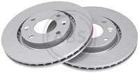 2X A.B.S. 17336 Bremsscheibe Vorne FüR CitroËN DS Opel Peugeot