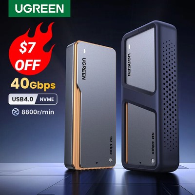 UGREEN 40Gbps NVMe M.2 SSD Case USB C 4.0 Gen2x2 Aluminum Enclosure PCIE Adapter