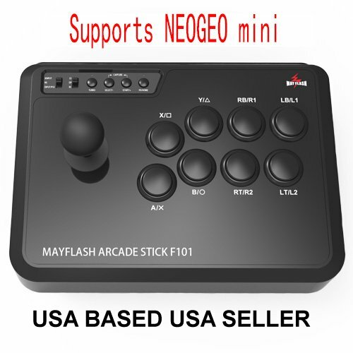 MAYFLASH アーケードスティック F101 Mayflash F101 Arcade Joystick - Game Controller for PS4, PS3, XBOX