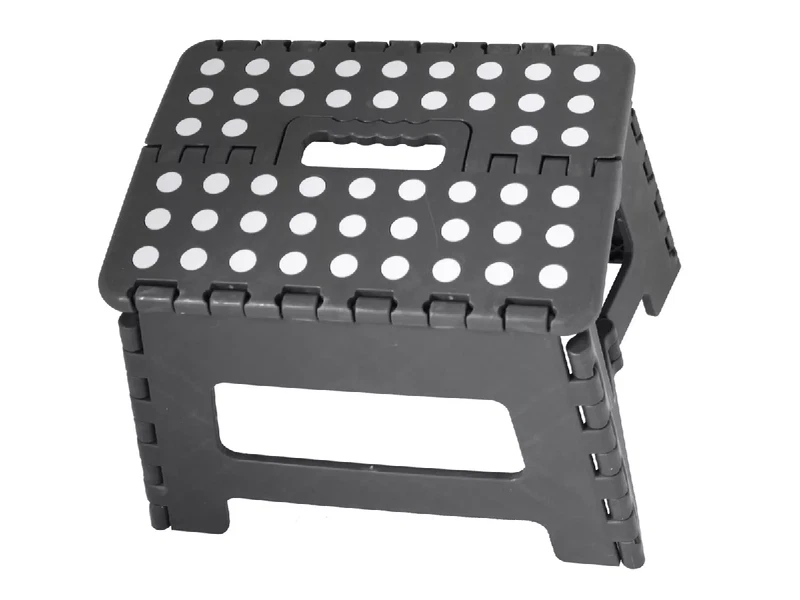 KYNAST Tools Klapphocker Tritt-Hocker Grau faltbar Griff 29x22x22cm max, 150kg - Bild 3 von 4