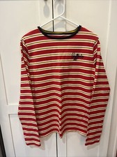 Mini Boden Harry Potter Gryffindor Long Sleeve Tee Shirt Striped Size 15-16Y
