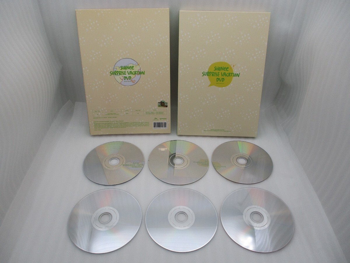 SHINee SURPRISE VACATION DVD TRAVEL NOTE 01 w/ Clear Pouch