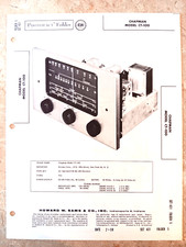 CHAPMAN CT-100 Receiver - Schematic & Data  -new SAMS PHOTOFACTS 431-5