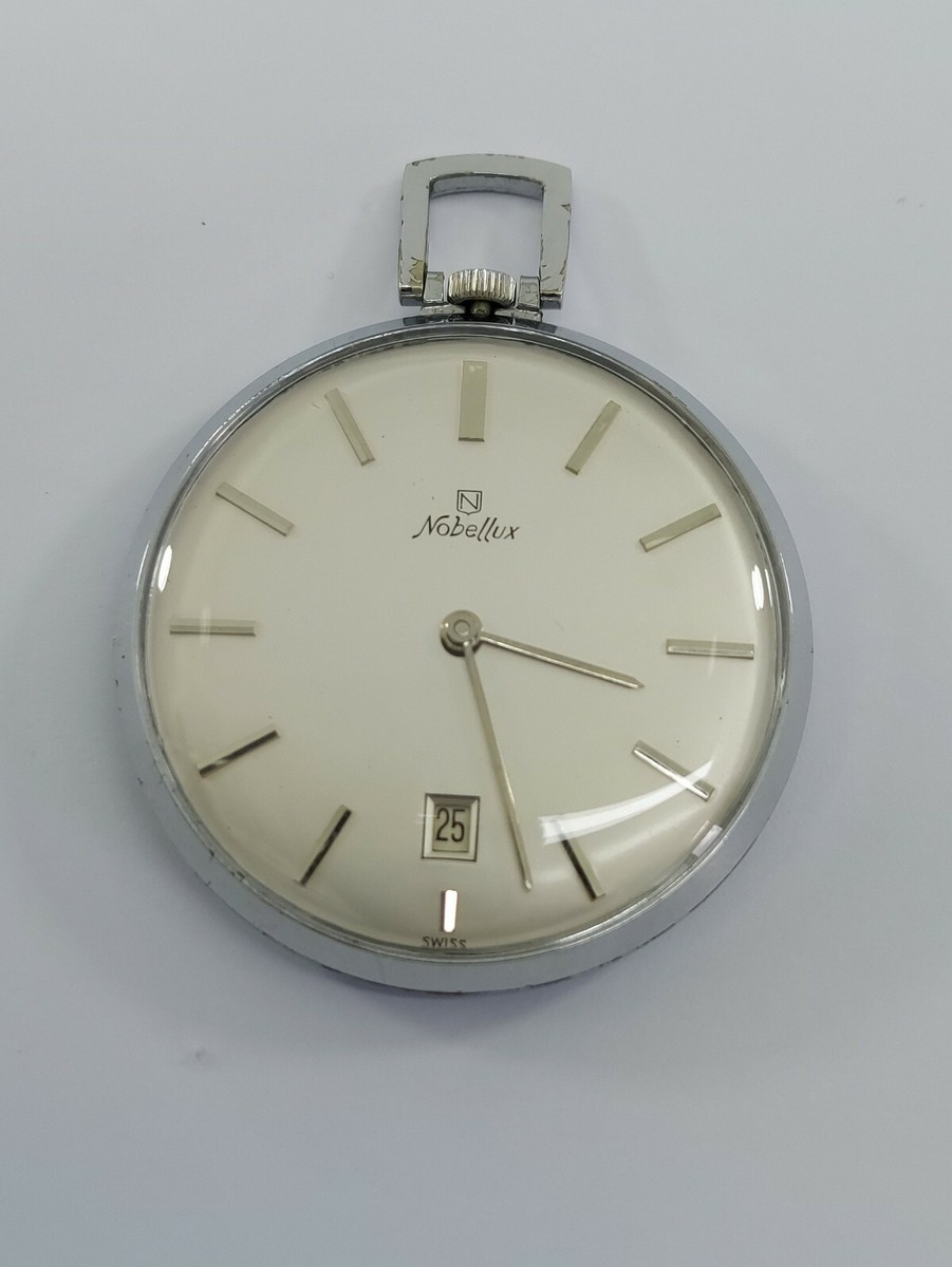 POCKET WATCH MANUAL CAL. UNITAS 6450 DATE MENS 40mm SWISS POCKET WATCH MANUAL CAL. UNITAS 6450 DATE MENS 40mm SWISS