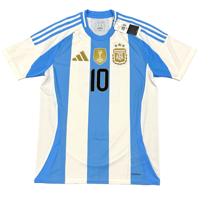 2024/25 Argentina Home Jersey #10 Messi Medium Adidas Copa America
