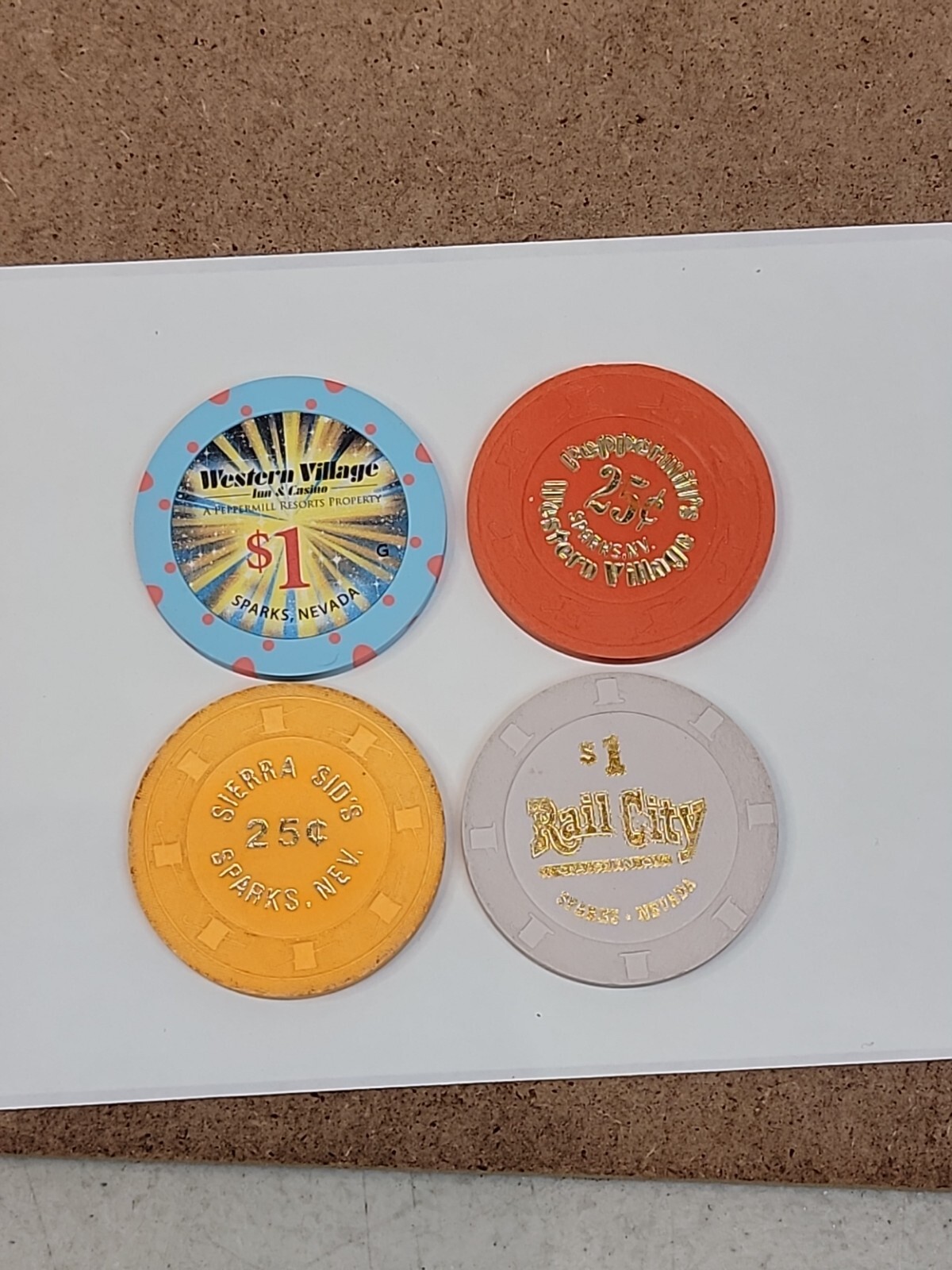 sparks nevada Casino Chip Lot eBay