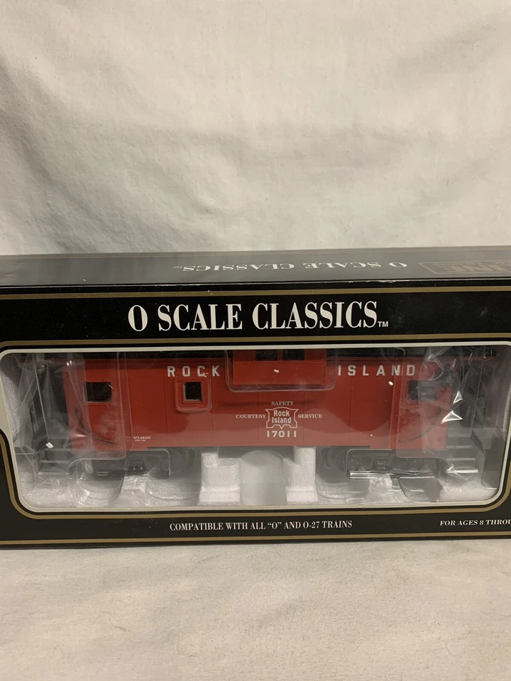 K-LINE ROCK ISLAND SMOKING EXTENDED VISION CABOOSE! O SCALE TRAIN - Image 3 of 4