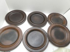 SET 6  VINTAGE ARABIA RUSKA PLATES 20 CM -  MID CENTURY SCANDINAVIAN