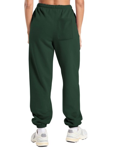 Felpa donna oversize vestibilità ampia pantaloni in pile pesante con tasche - Foto 29 di 57