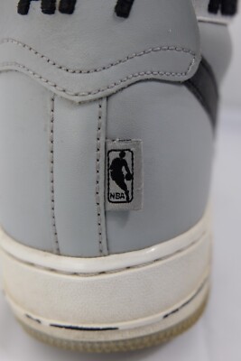NIKE Air Force 1 High NBA Flat Silver Basketball Shoes  display picture 2