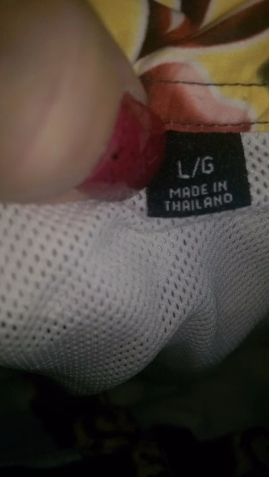 Tommy Hilfiger Hombre Bañador Pantalones Cortos Talla L Grande Multicolor Hawaiano Floral Foto 2 de 3