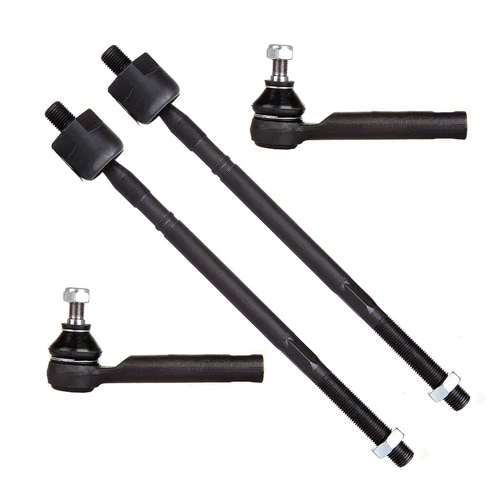 4Pcs New Inner Outer Tie Rod Ends Part For 98-2006 Subaru Legacy Outback Legacy Foto 3 de 4