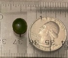 JADE CABOCHON TIE TACK OR PIN  - Silver Plated Setting — photo 9