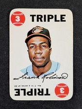 1968 Topps Baseball Game Card #7 Frank Robinson Baltimore Orioles