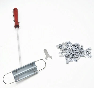 MAXHANEST BBQ Branding Iron Grill Barbecue Tool With 55 Letters DIY Personalise Steak Meat