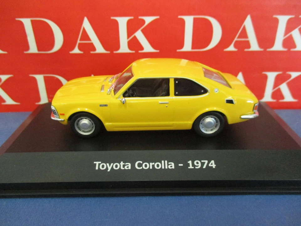 Die cast 1/43 Modellino Auto Toyota Corolla Gialla 1974 - Immagine 2 di 4