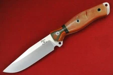 2017 Busse Custom Son of Swat .16" Satin INFI, Green/Orange G10 Grexed Rams Horn