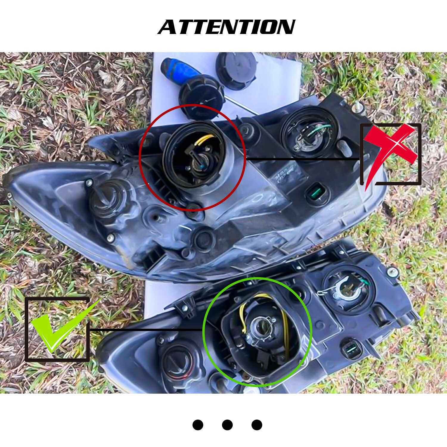 Headlights for 20072012 Hyundai Santa Fe Halogen Black OEM W/bulbs Pairs L+R eBay