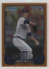 2012 Bowman Draft Chrome Orange Refractor 16/25 Drew Smyly #5 15wv