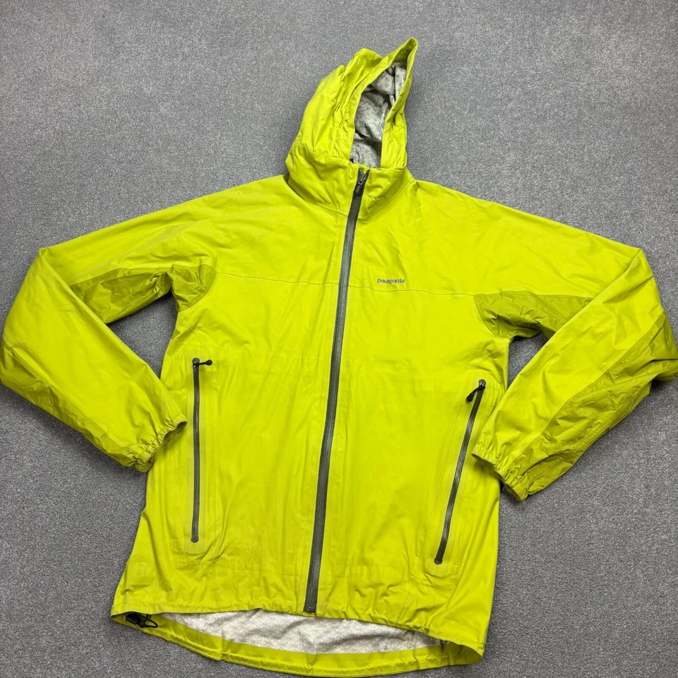 Chaqueta Patagonia Adulto Pequeña Verde Torrentshell Cortavientos Capucha Abrigo de Lluvia Para Hombres* Foto 2 de 4