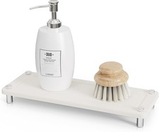 Kitchen Sink Caddy Water Absorbing Stone Tray For Sink, Diatomite Bathroom