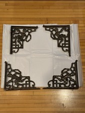 Antique Cast Iron Greek Corner Bracket Double Faced Decorative