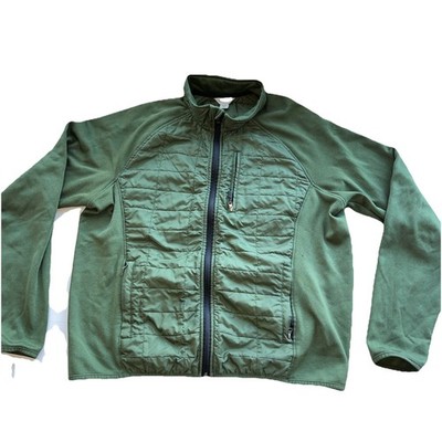 Orvis Classic Collection Green Full Zip Jacket Mens XL Softshell