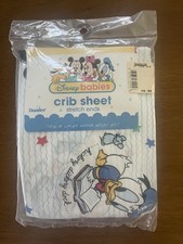 Disney Babies Dundee Crib Sheet Nursery Rhymes 28" x 52" SEALED New Old Stock