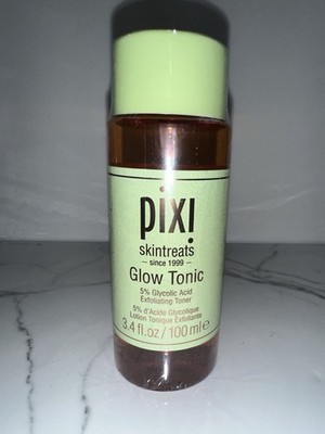 Sealed Pixi Skintreat Glow Tonic 5% Glycolic Acid Exfoliating Toner 3.4% Fl Oz