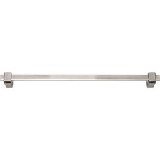 Atlas Buckle Up Single 20" Wall Mounted Towel Bar Brushed Nickel